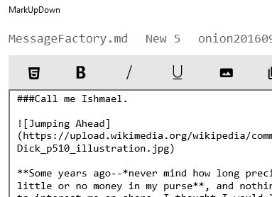 MarkUpDown Screengrab Thumbnail